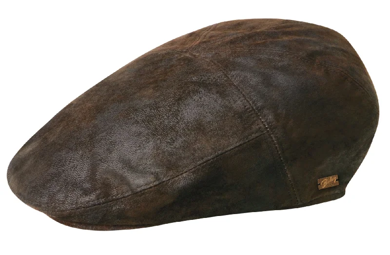 Beanies for stylish winter essentials-Bailey of Hollywood Lazar Leather 5 Panel Cap