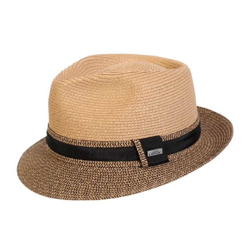 Headbands for casual wear-Conner Madeira Toyo Straw Fedora Hat