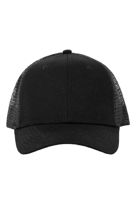 mens hats leather-Dri Duck Mens Cayon Snapback Hat - Black