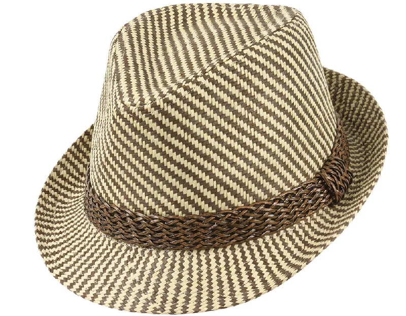 Beanies for casual wear-Napa Two-Tone Straw Fedora