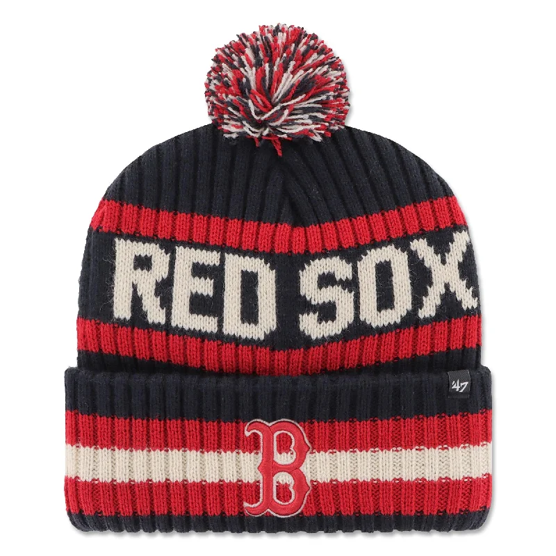 Beanies with cozy warmth-47 Knit - Bering - Navy/Red