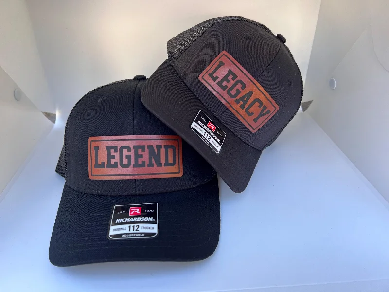 Beanies for sports teams-Father and son matching hats for Christmas gift, Richardson 112 youth hat, Dad and son Legend/Legacy matching hats