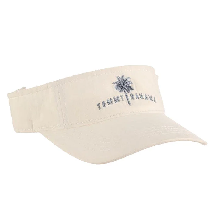 Headbands for curly hair-Tommy Bahama Palm Visor - White