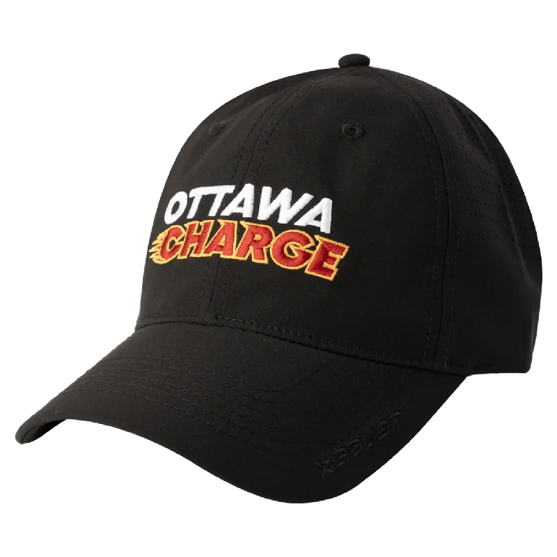 womens casual wool hats for fall-BAUER PWHL PONYFLO HAT WOMENS OTTAWA CHARGE