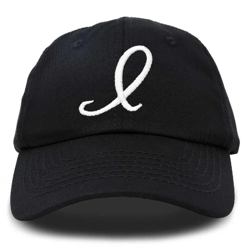 Beanies with streetwear vibes-Dalix Initial Letter I Hat